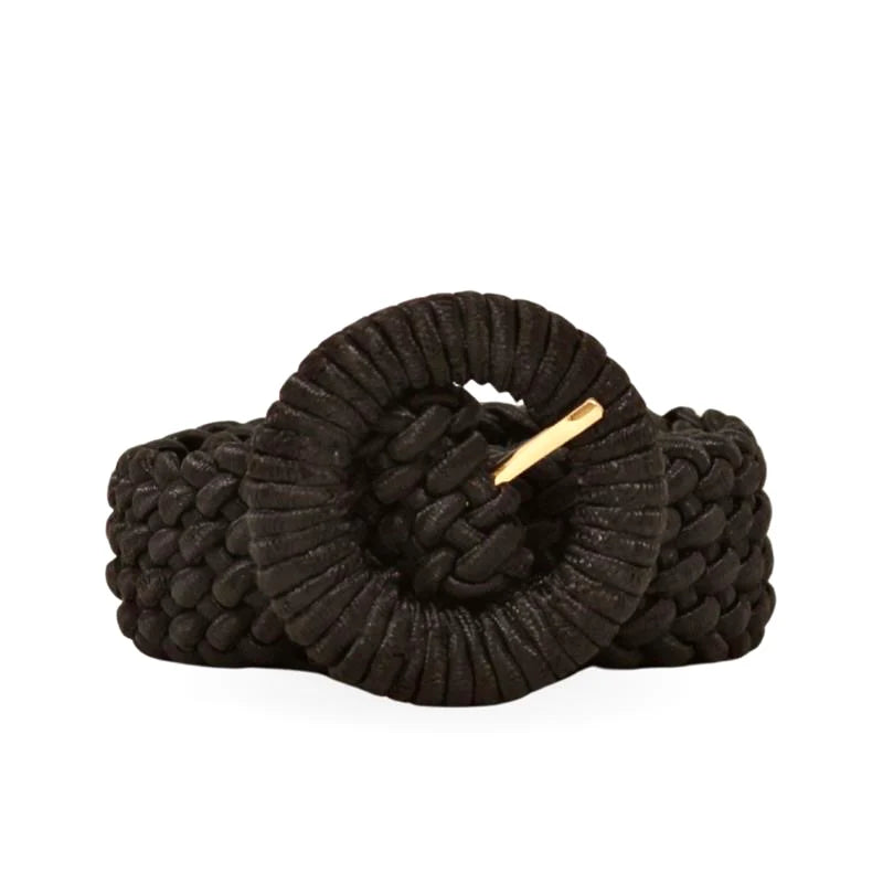 Stretch Braided Metallic Belt