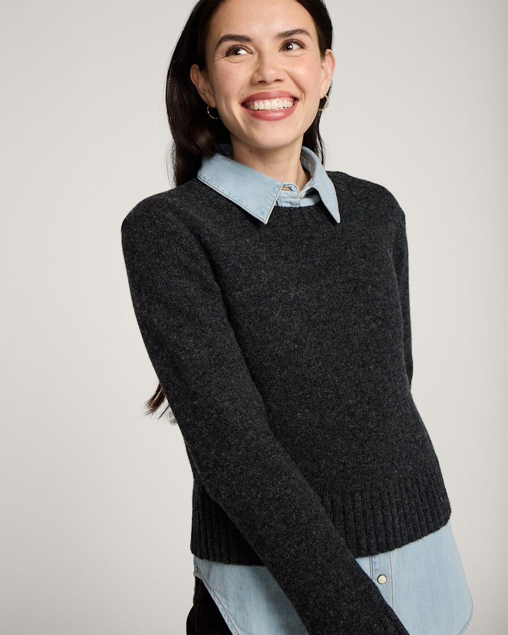 Relaxed Shetland Collection Crew Sweater