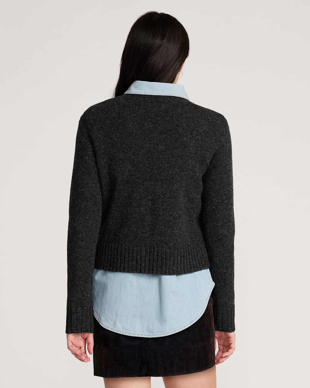 Relaxed Shetland Collection Crew Sweater
