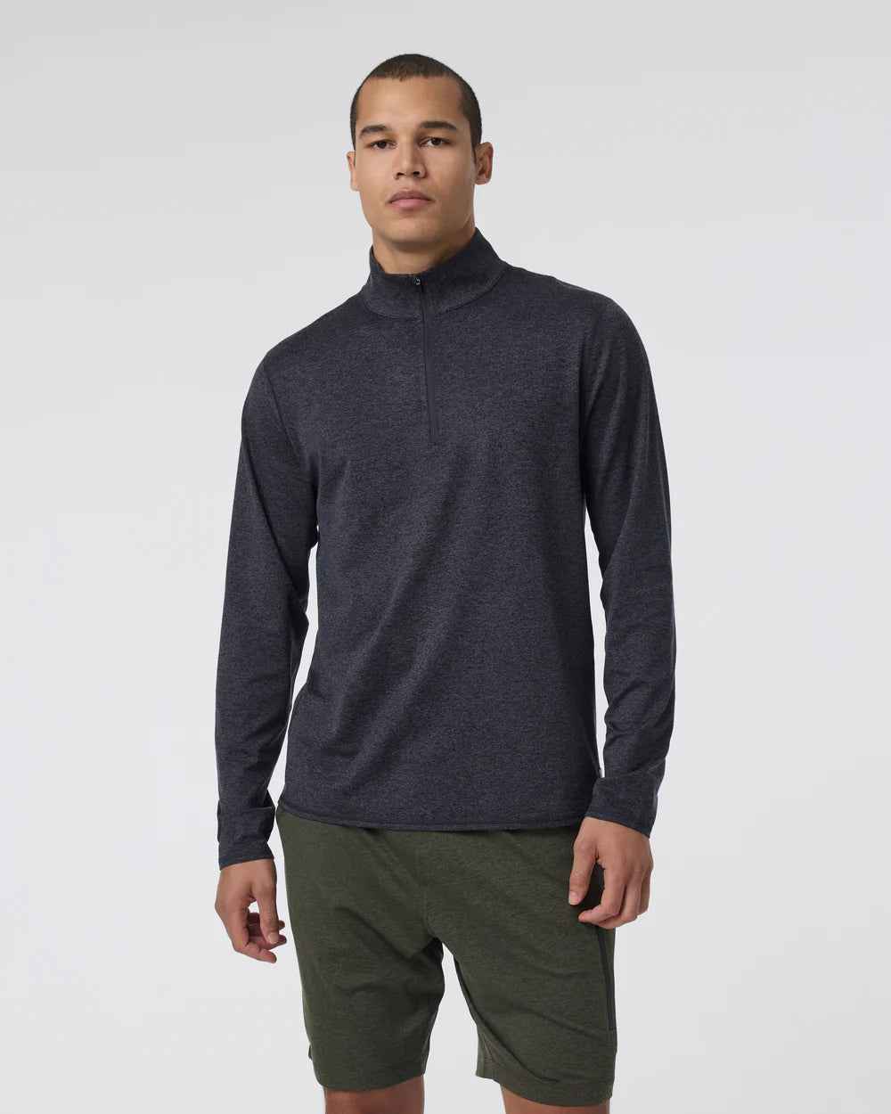 Ponto 1/2 Zip Mock Neck