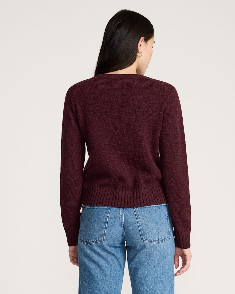 Relaxed Shetland Collection Crew Sweater
