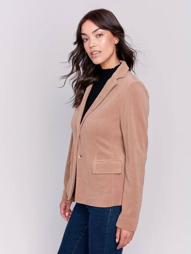 Knit Corduroy Dressy Jacket