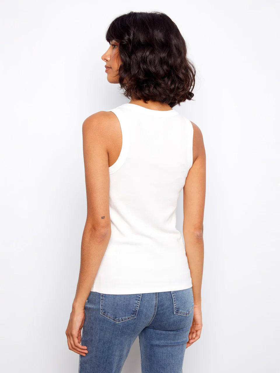 Tencel Ribbed Tank Top