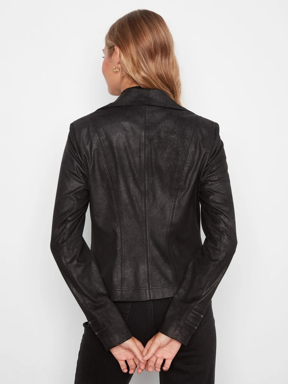 Vintage  Vegan Leather Jacket