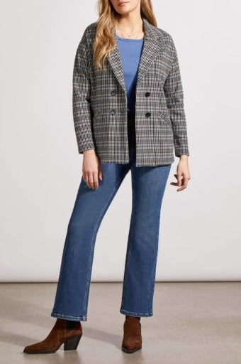 Double Breast Knit Blazer