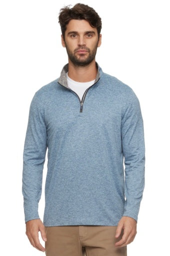 Lightweight Performance 1/4 Zip Mock Neck