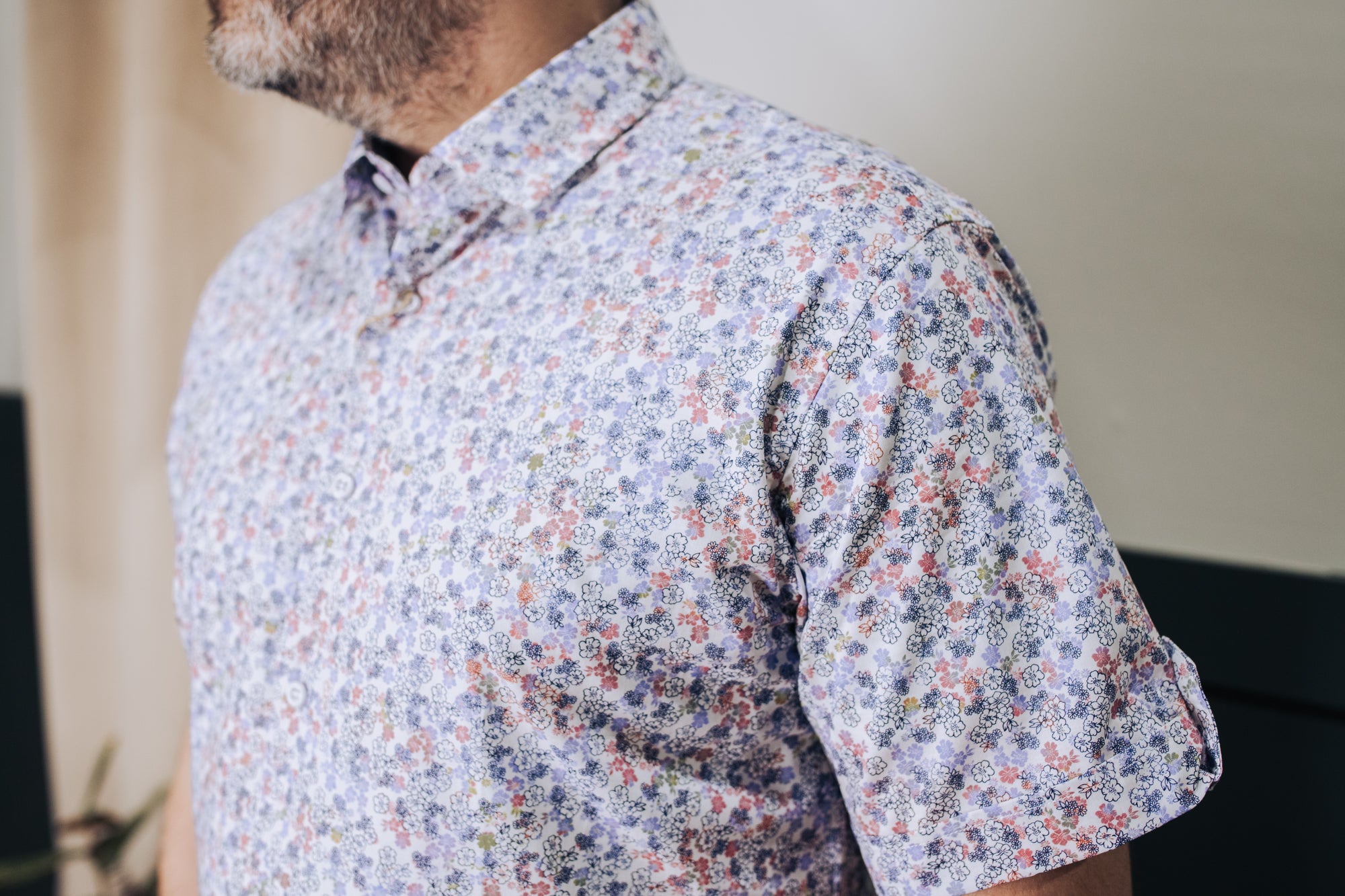 SS Mini Floral Print Shirt