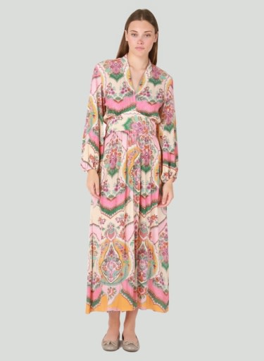 Wrap Front Kimono Dress