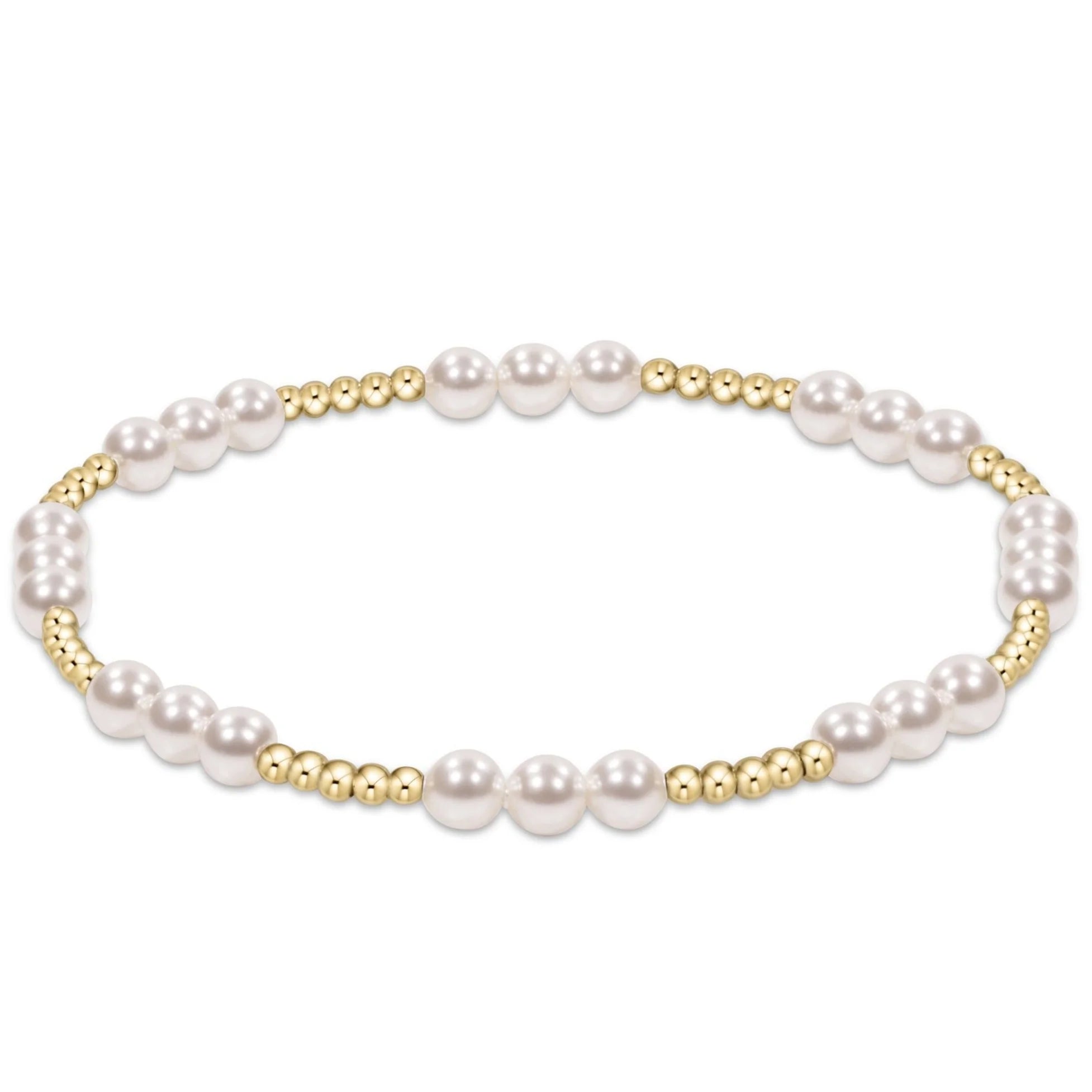 Classic Joy Pattern 4mm Bead Bracelet