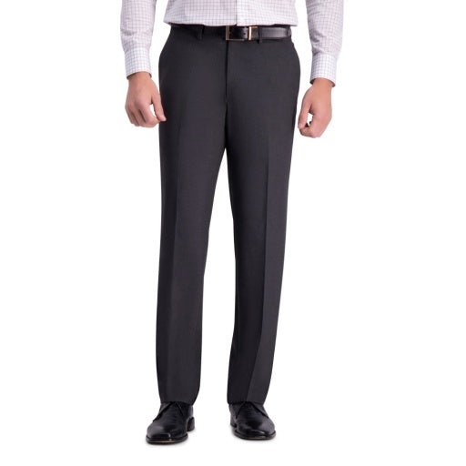 Plain Solid Stretch Pant Straight Fit