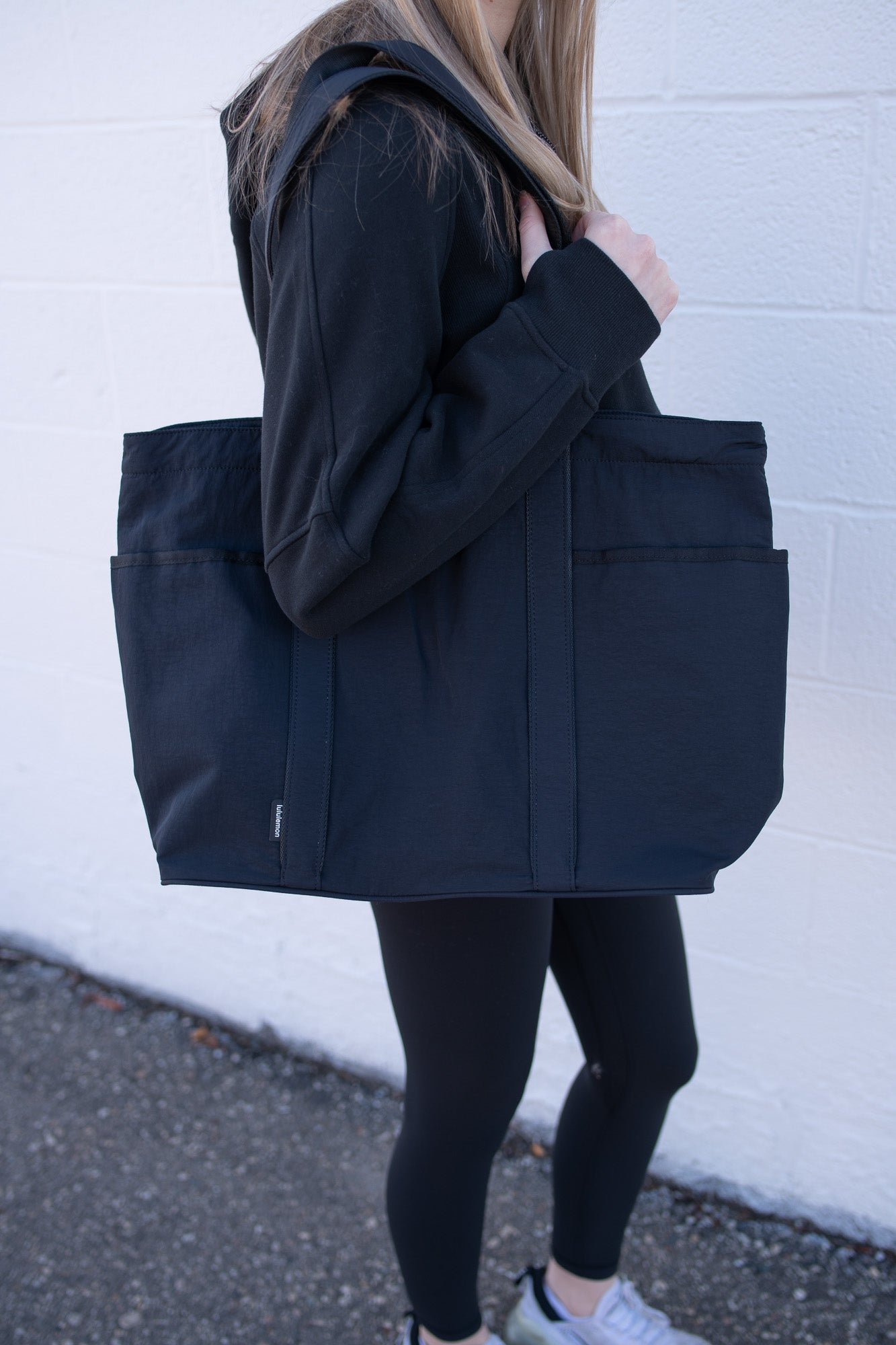 lululemon daily multi-pocket canvas tote bag Daily Multi Pocket Tote — The Dashery