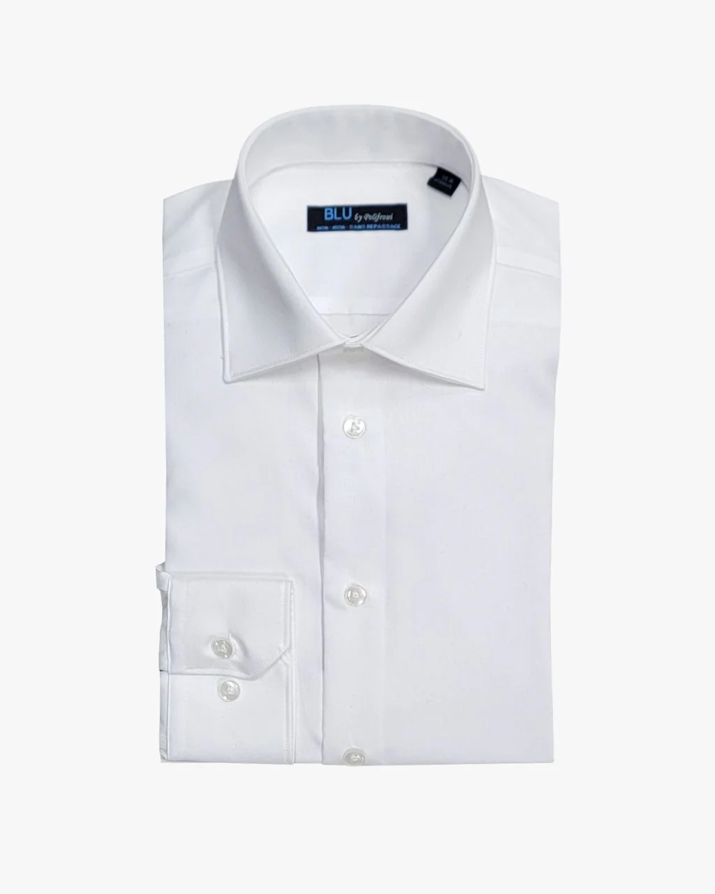 Blu Non-Iron Dress Shirt 360