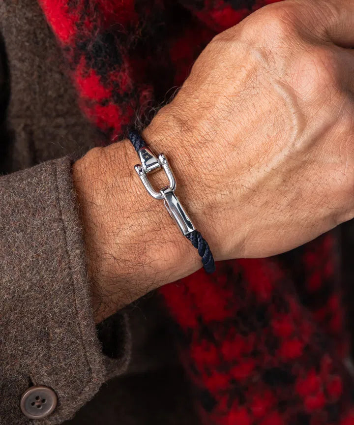 Lobster Larry  Navy/Silver L