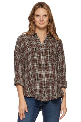 Paden Boyfriend Woven Shirt