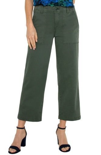 Cargo Crop Wide Leg 26" Ins