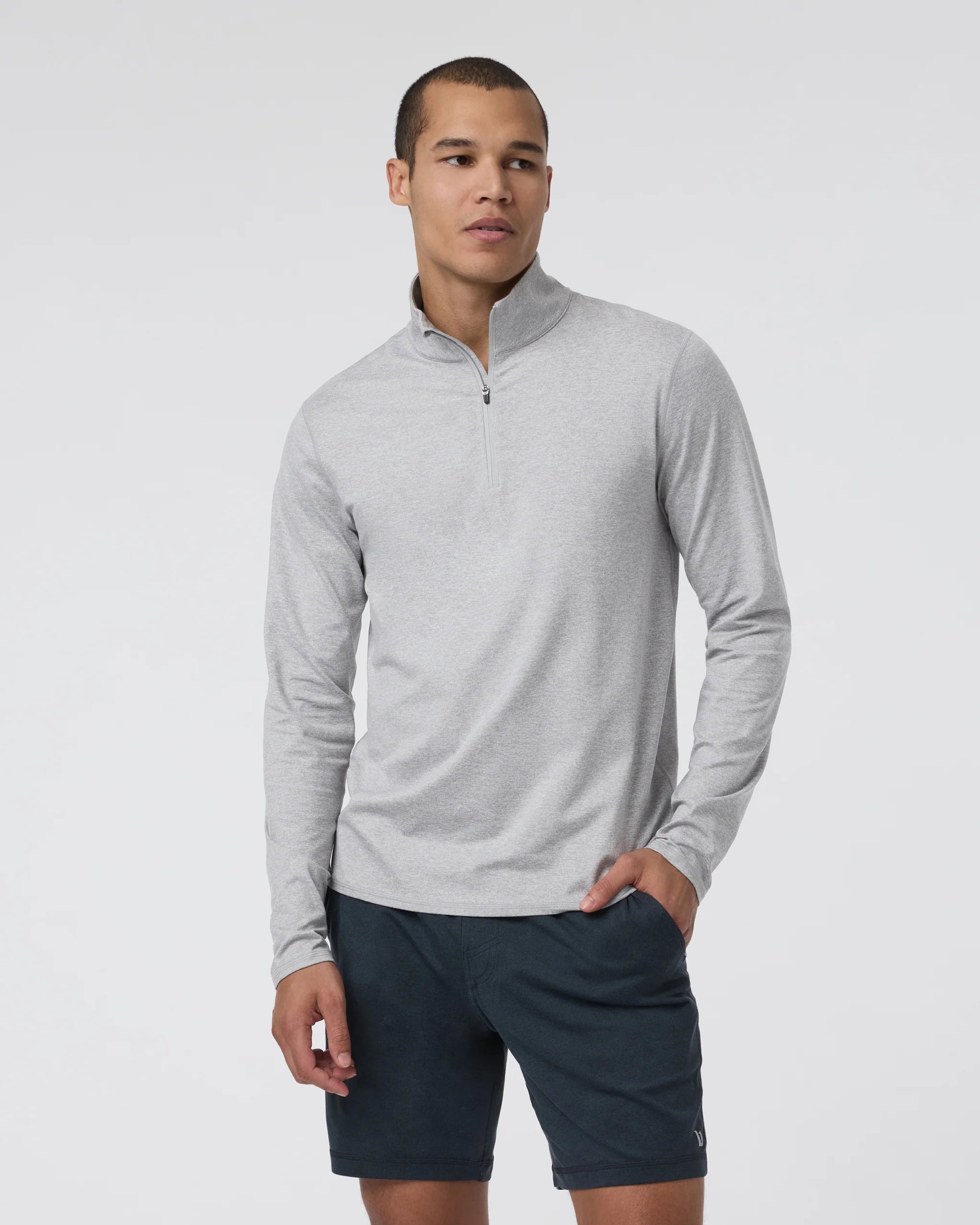 Ponto 1/2 Zip Mock Neck