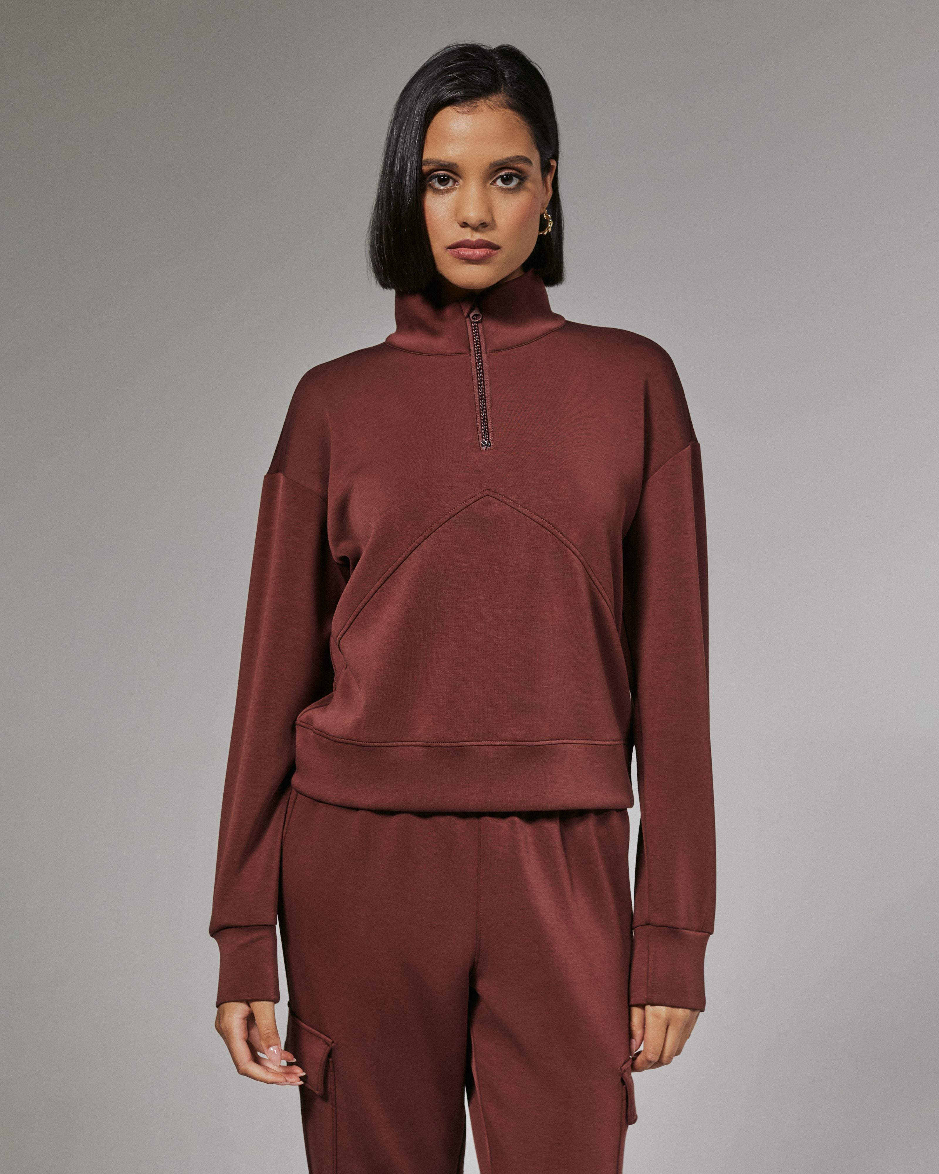 Rev Crop Quarter Zip