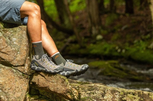 Hiker Micro Crew Midweight Cushion  Olive L