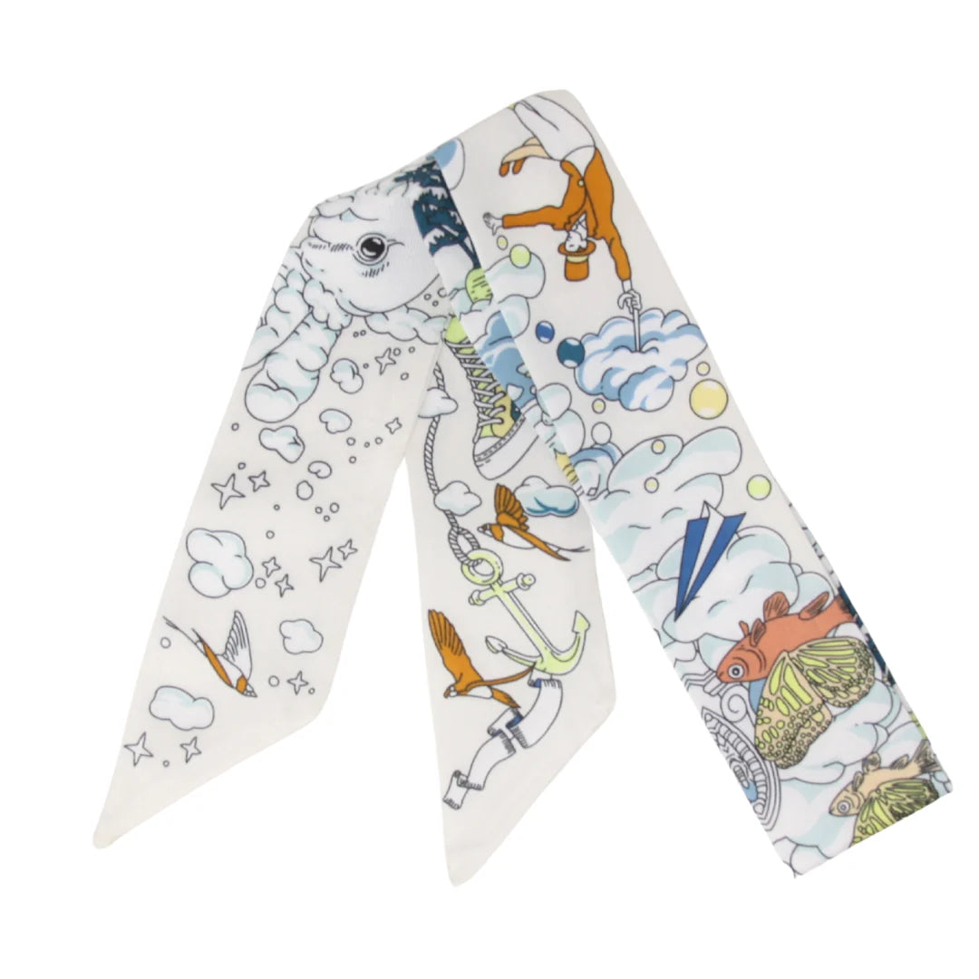 Skinny Silk Scarf YF08-T