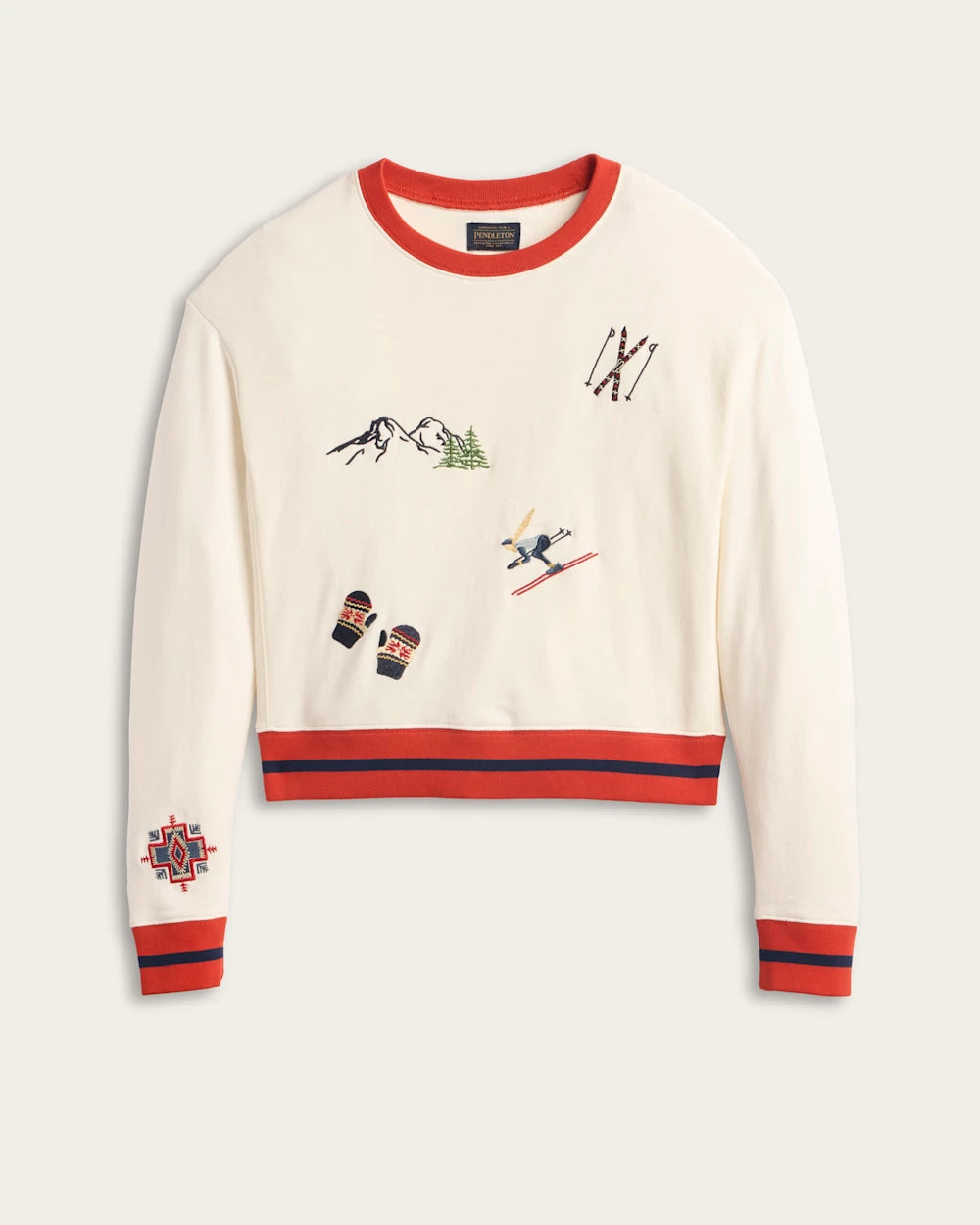 Graphic French Terry Pullover