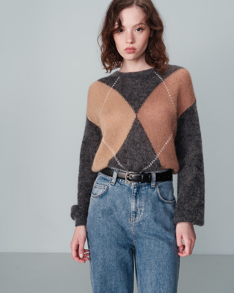 Nanse Diamond Wool Sweater