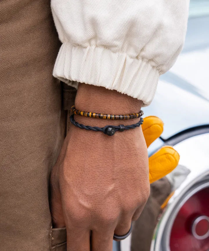 Brontide Adjustable  Tiger Eye/Black L