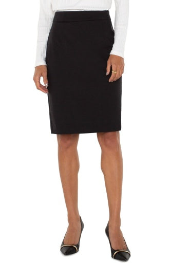 Pencil Skirt W Back Vent