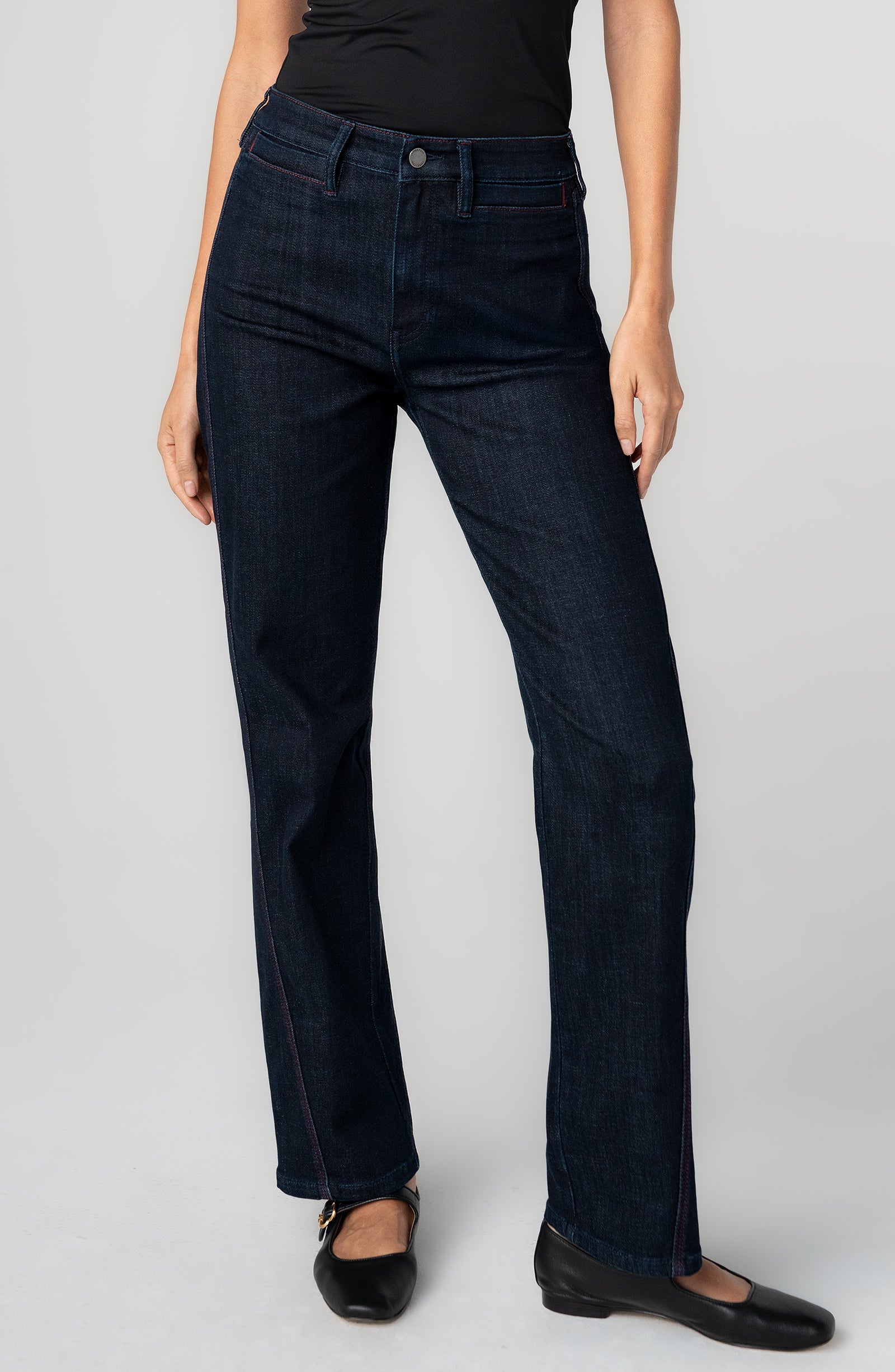 Kennedy Straight w Side Stitch Detail 30" Ins