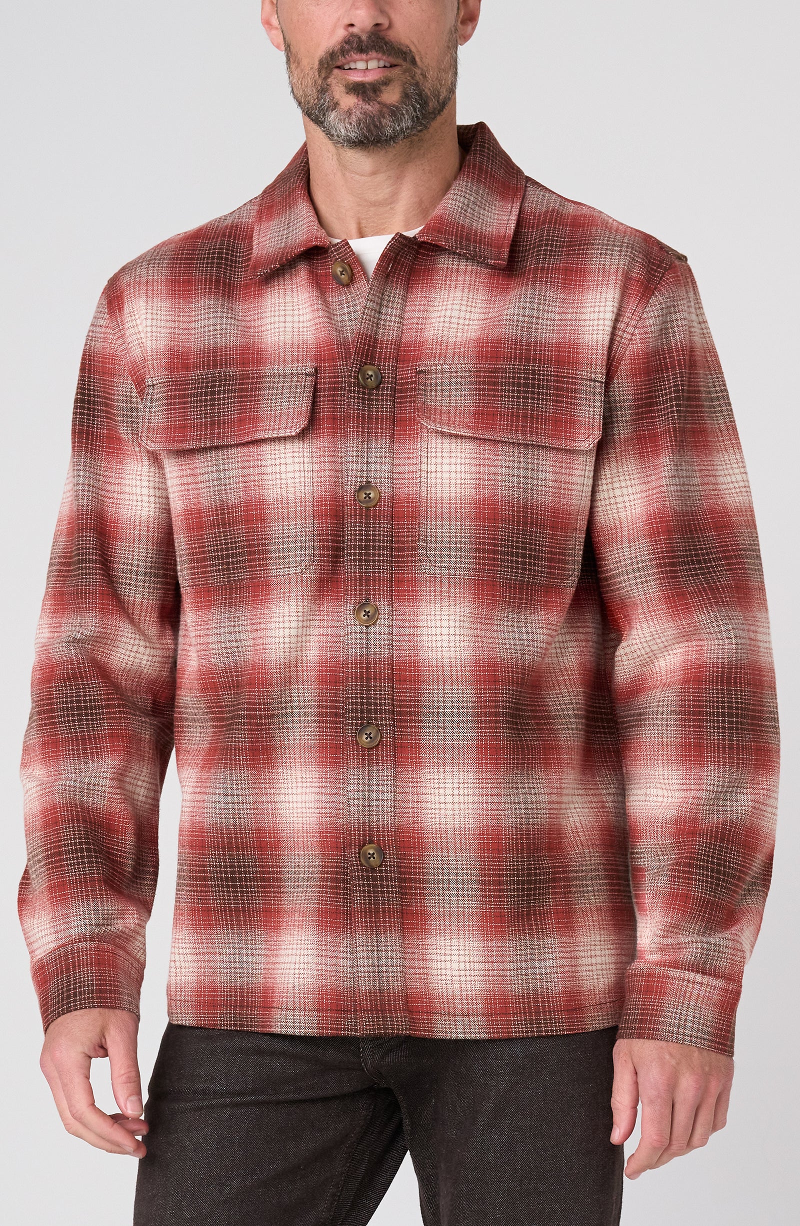 Men's Flap Pocket Over Shirt