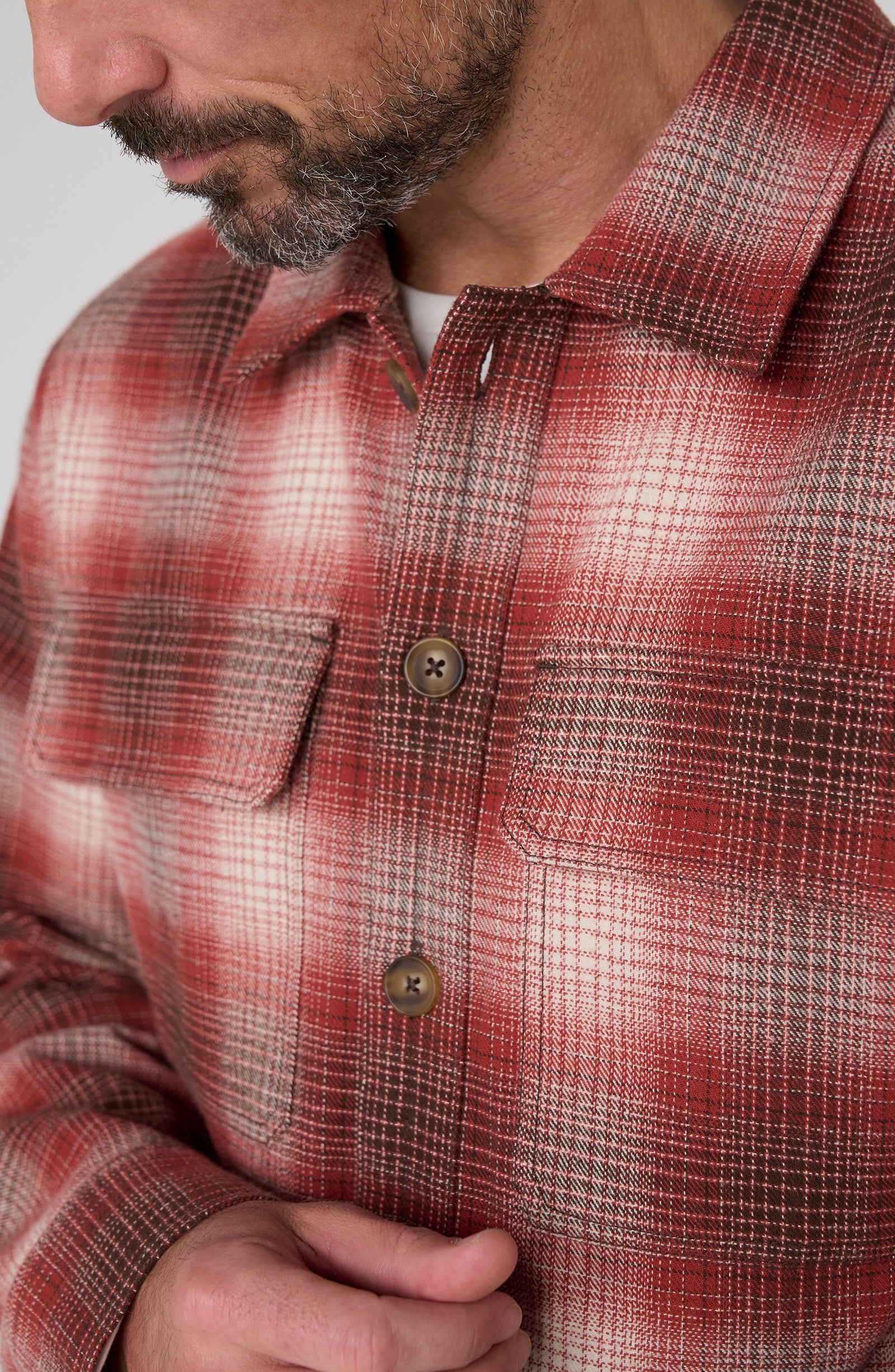 Men's Flap Pocket Over Shirt