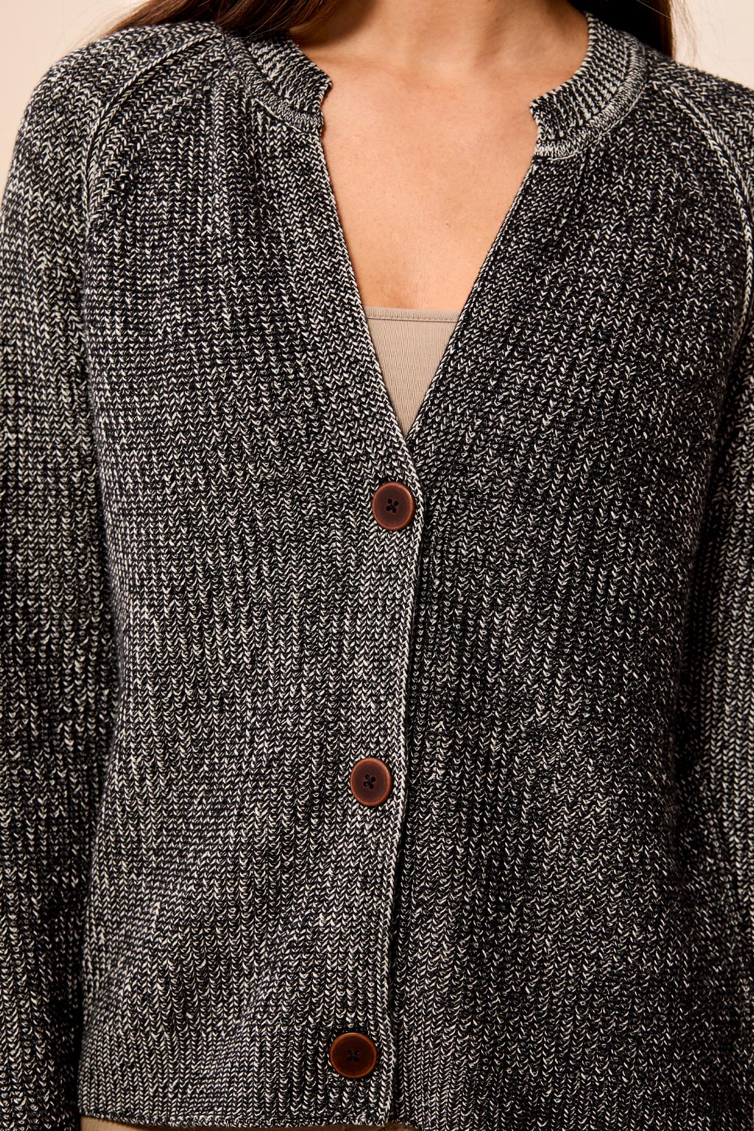 L/S Crewneck Sweater Cardigan