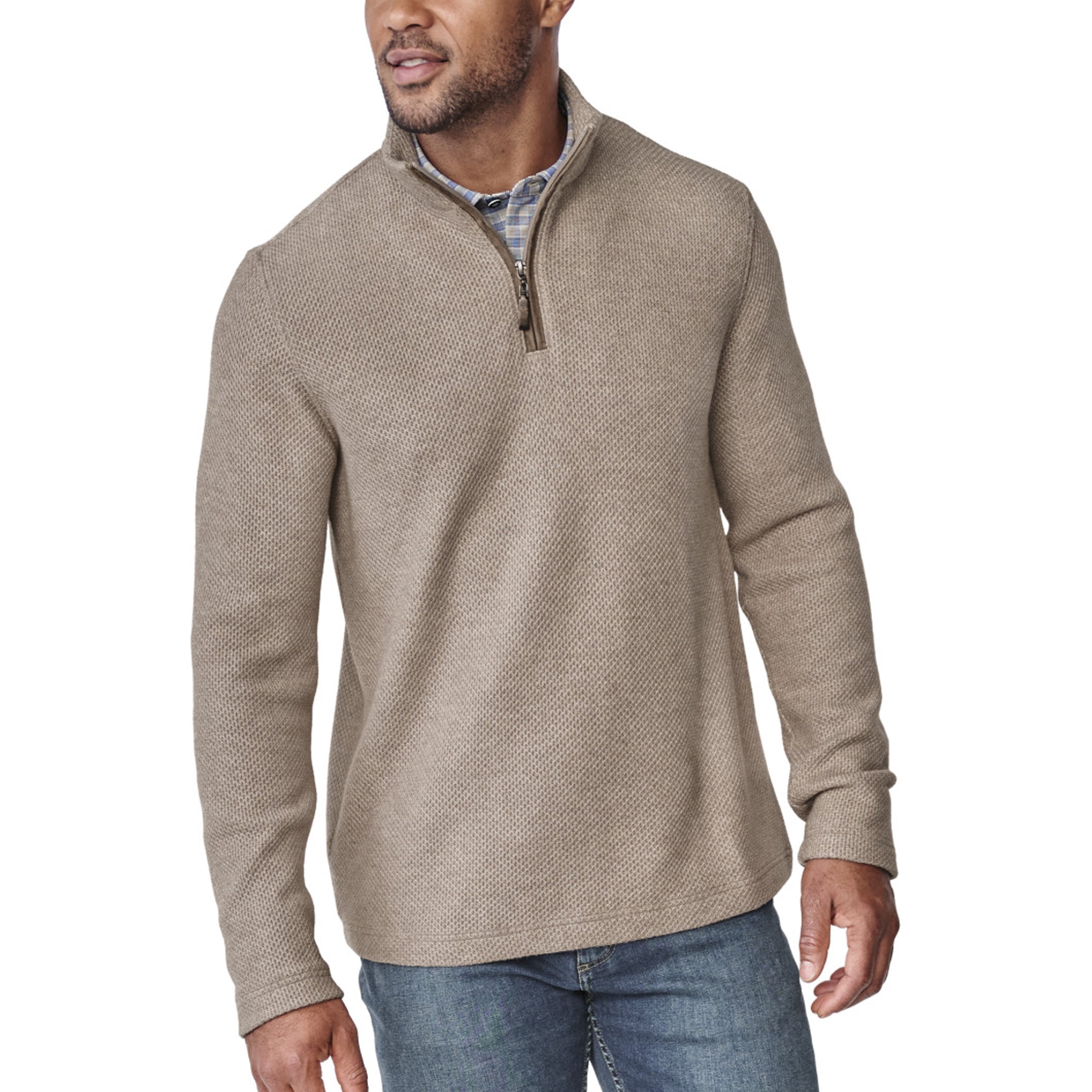 Dalton Melange Quarter Zip