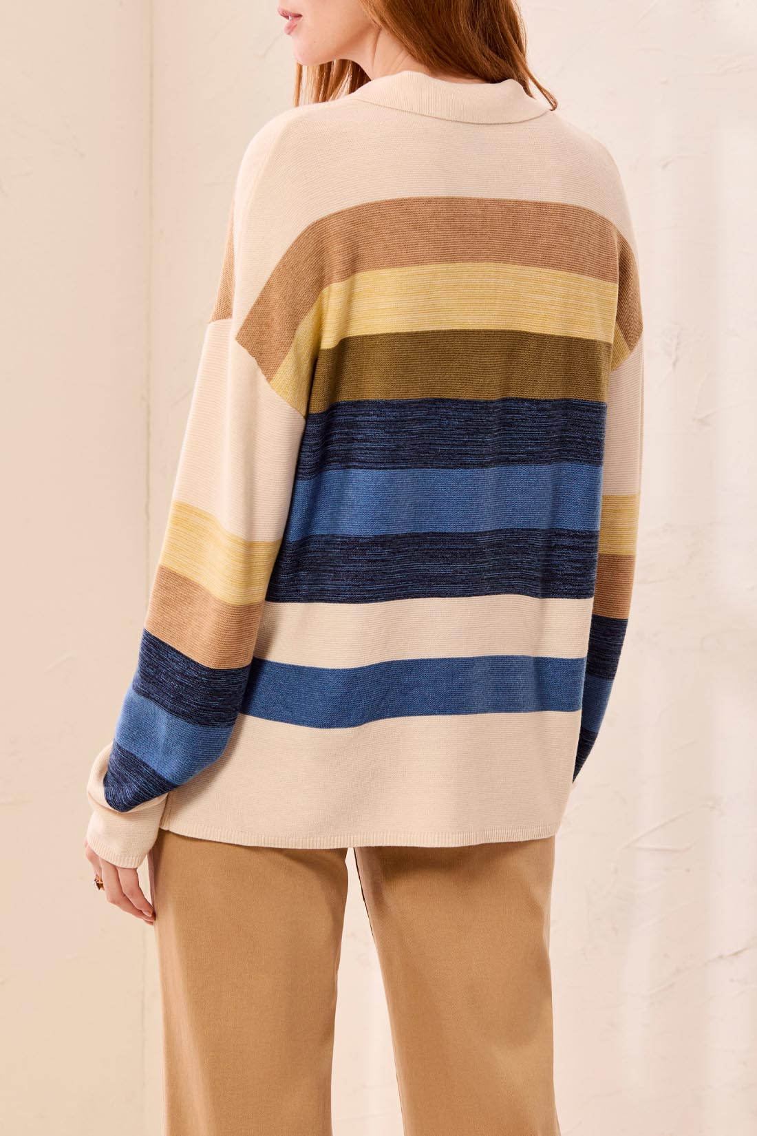 L/S Johnny Collar Sweater