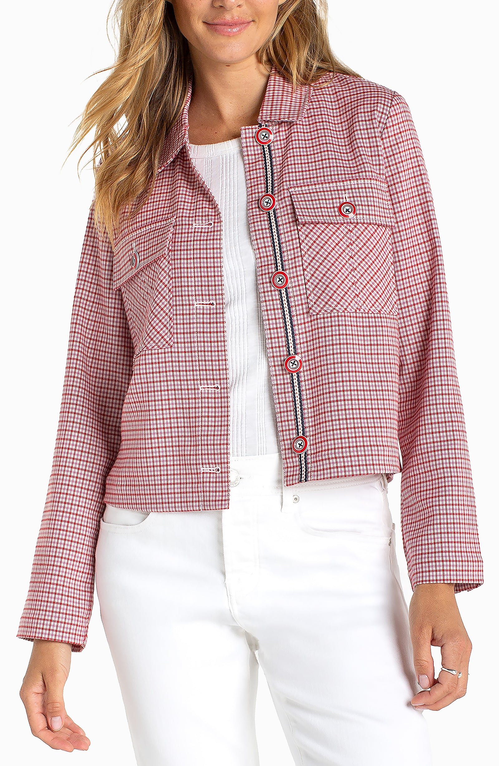 Shacket with Flap Pockets