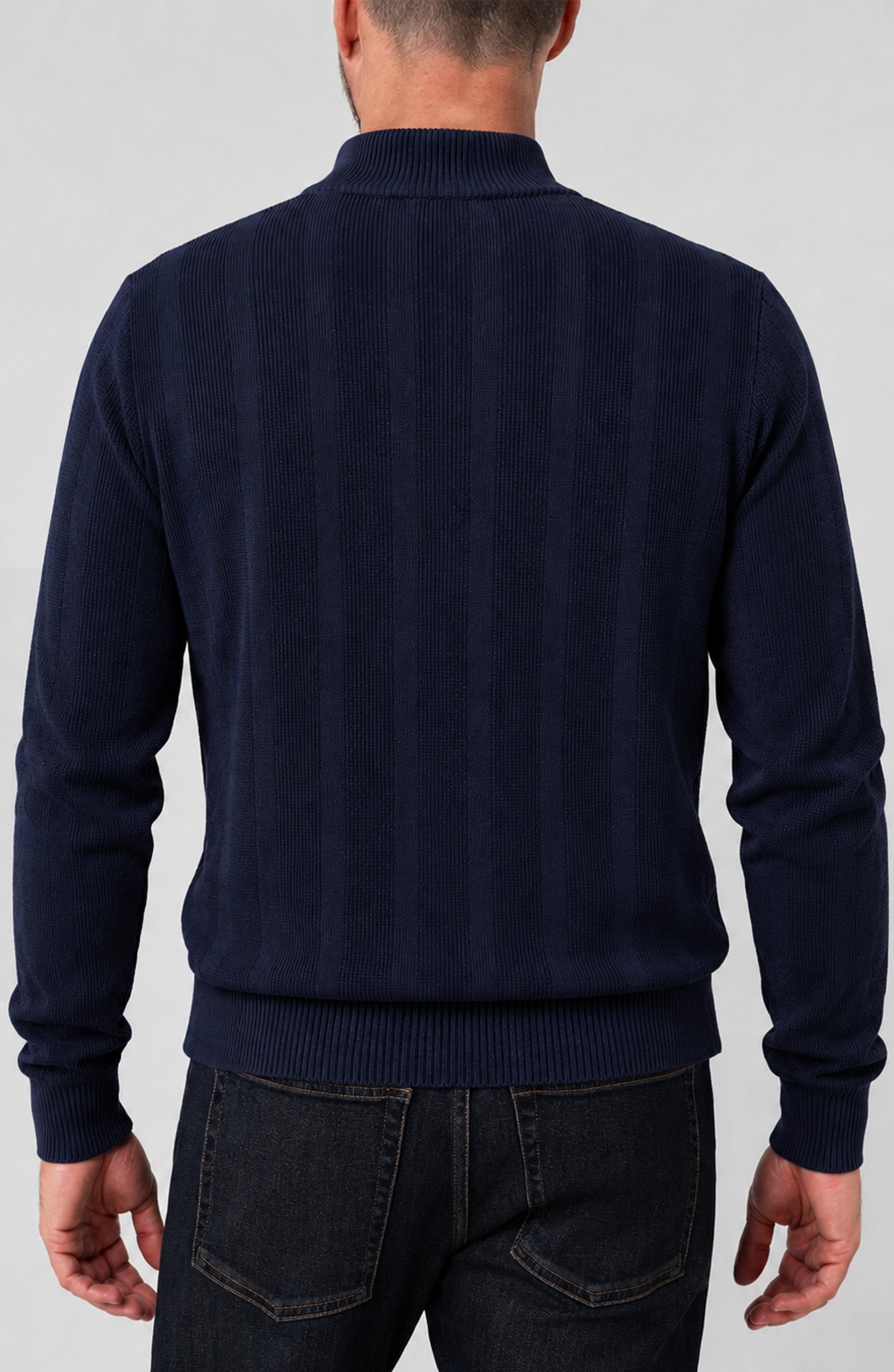 Men's L/S 1/4 Zip Sweater
