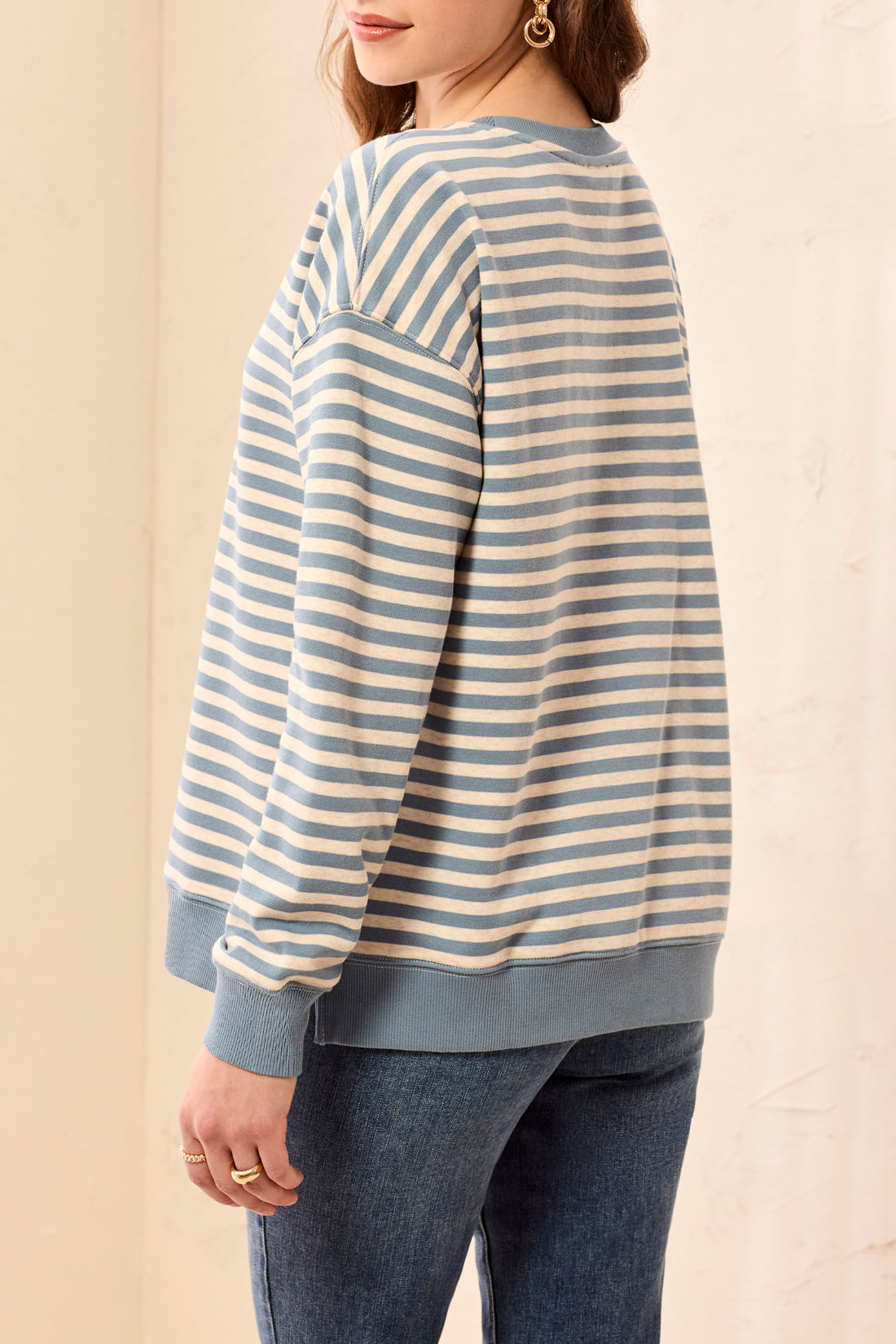 L/S CREW NECK TOP W/COMBO