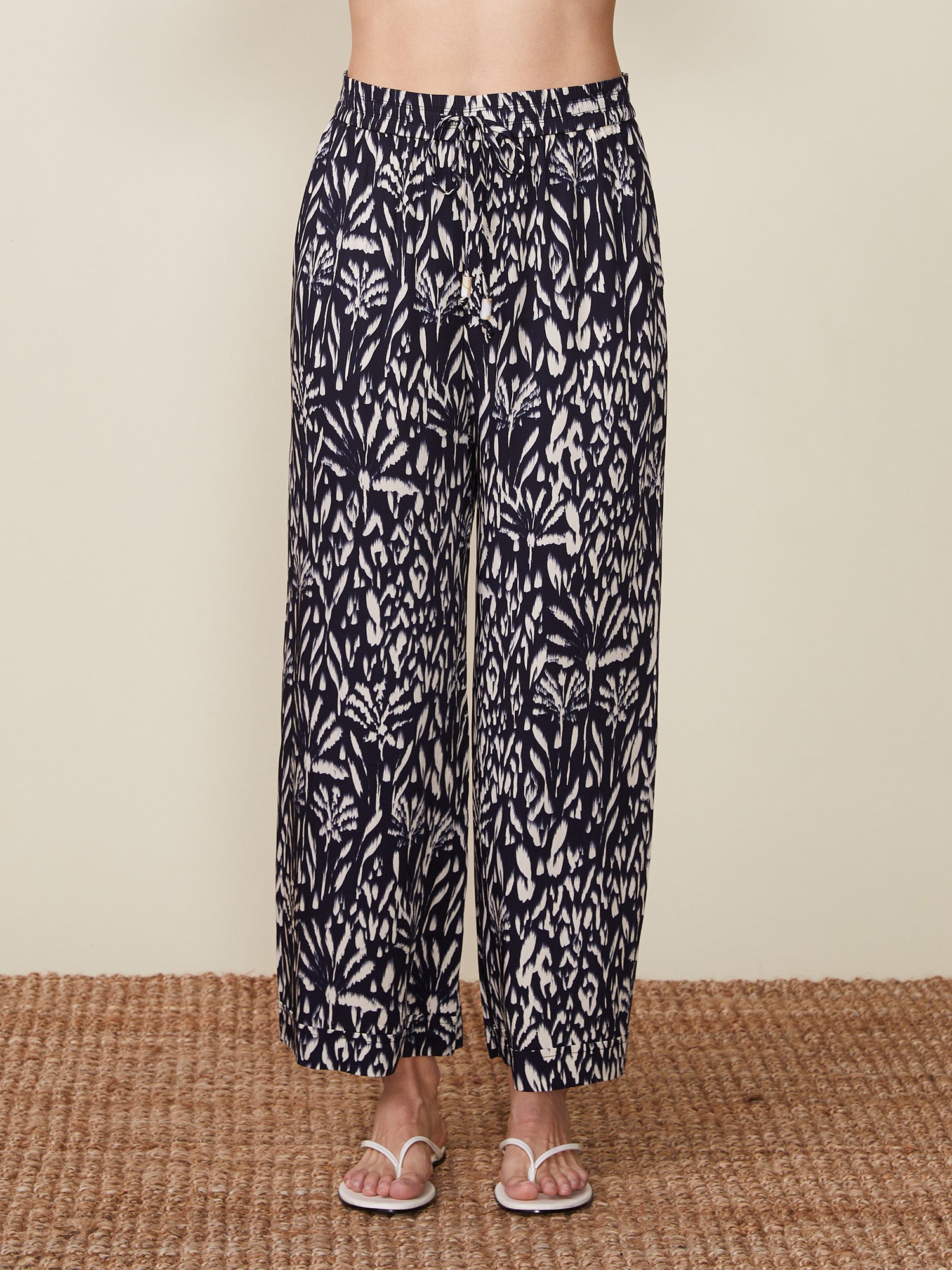 Printed Drawstring Pants