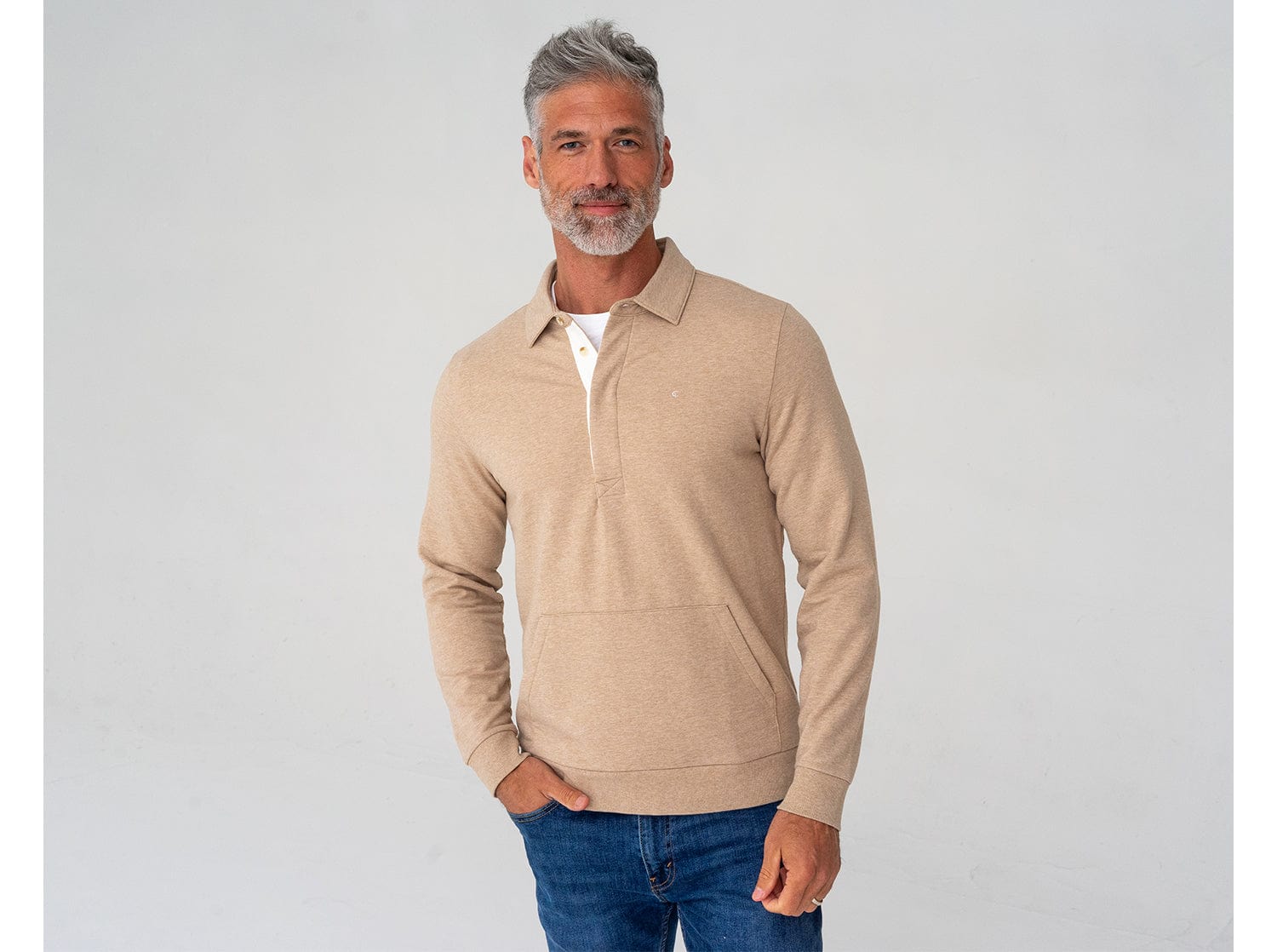Collared Sweatshirt