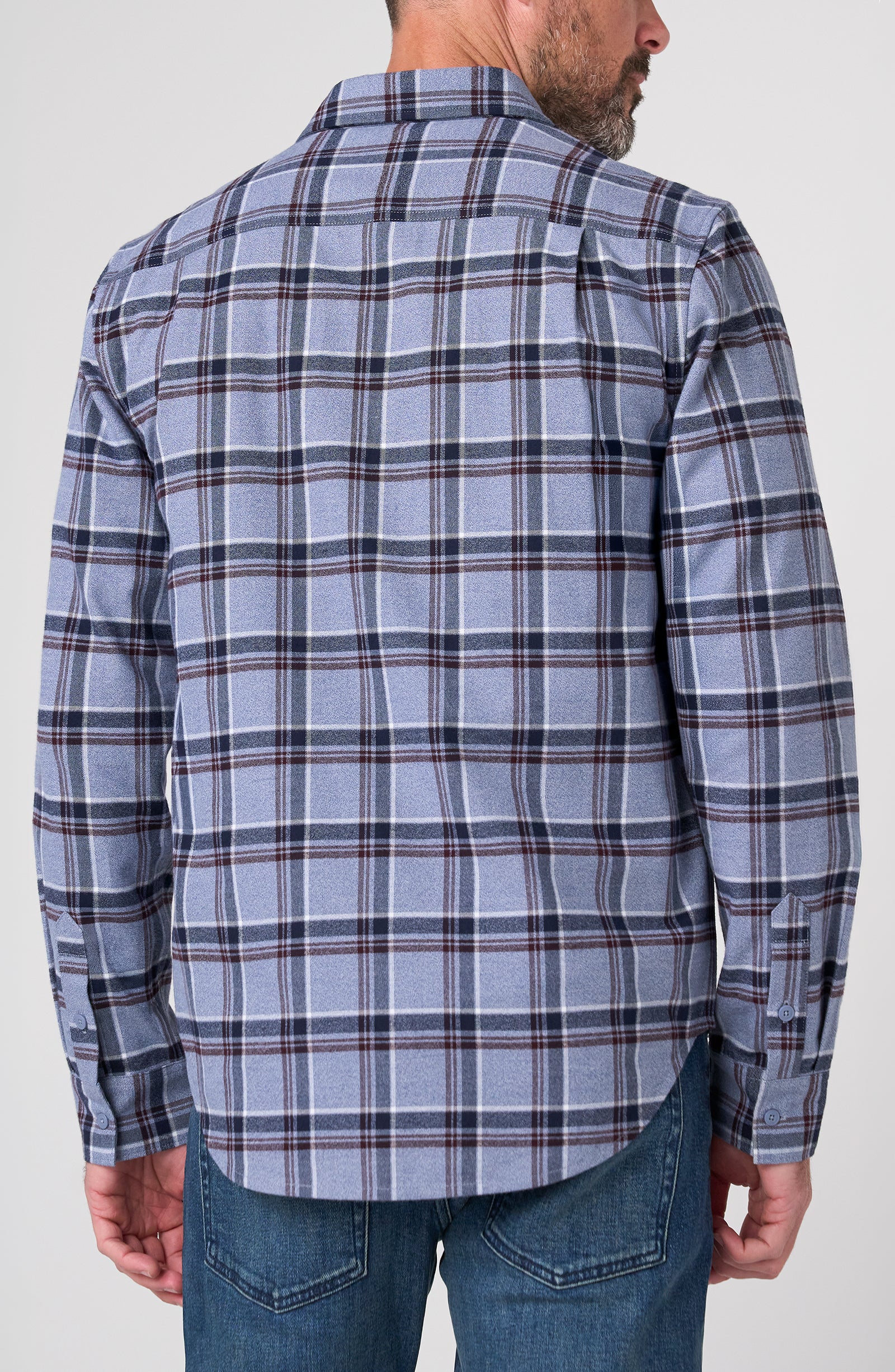 Men's L/S Button Up Shirt w/ Button Pocket