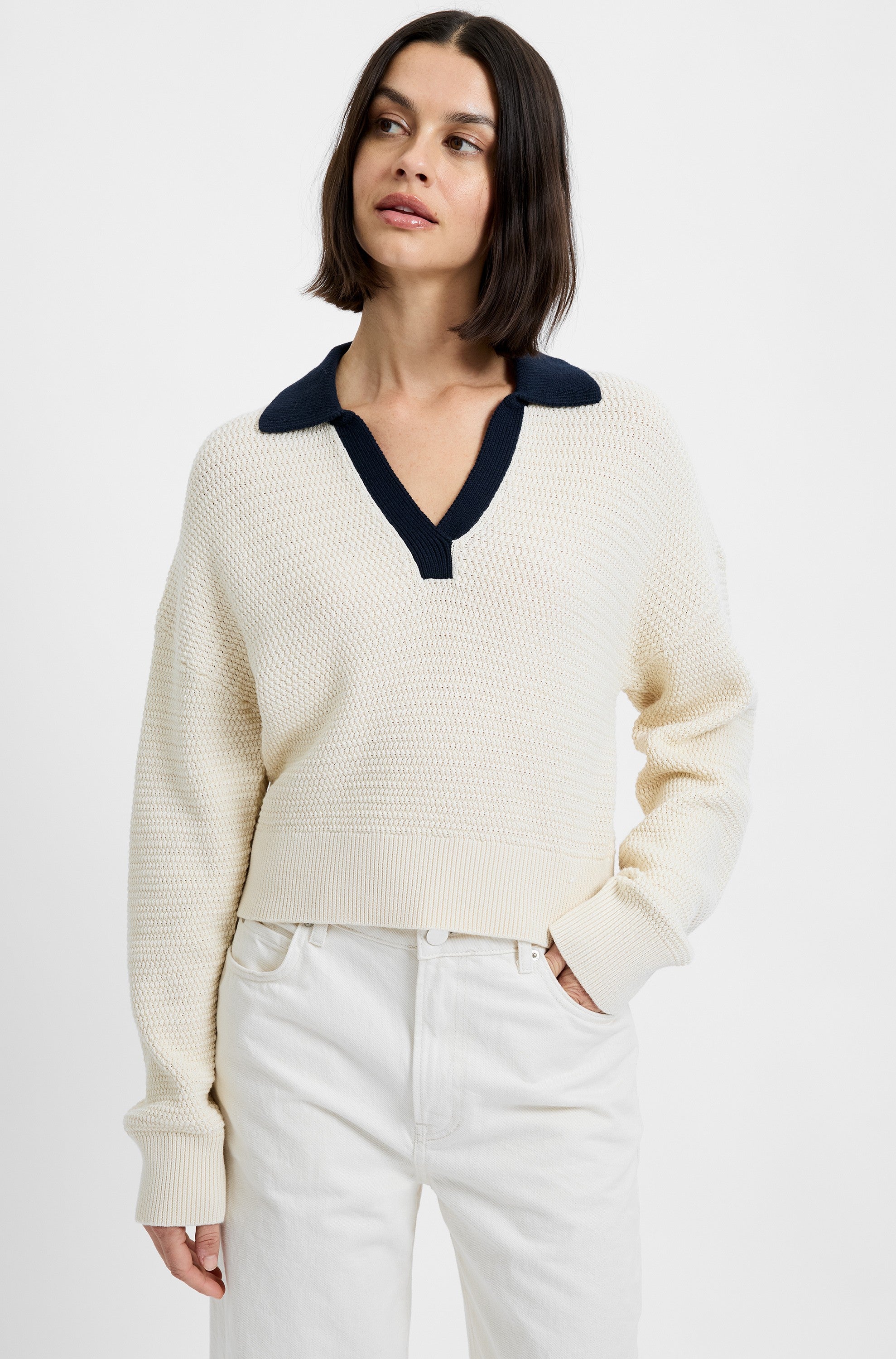 Mozart Contrast Texture Knit