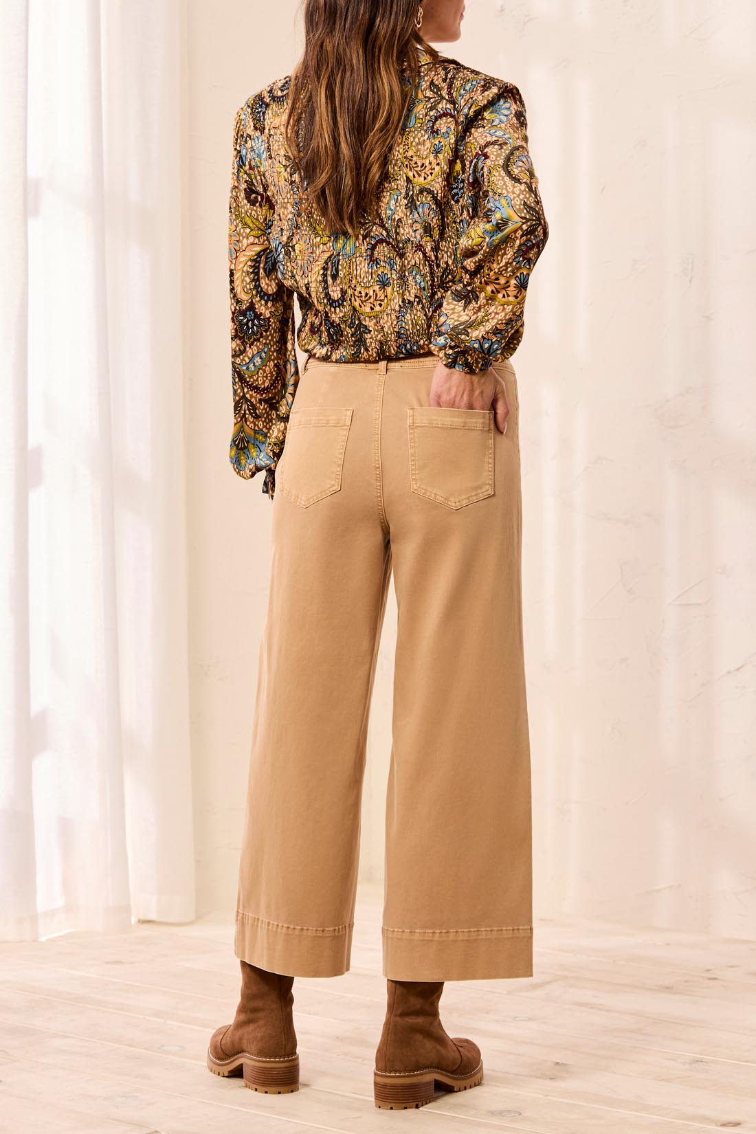 Comfort Stretch High Rise Palazzo Pants