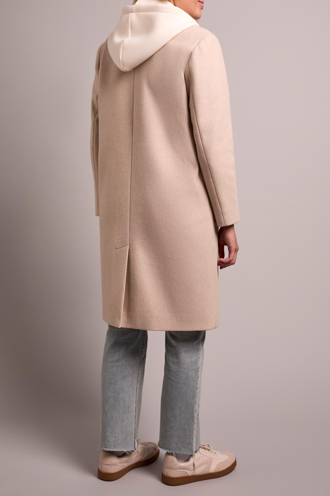 Trench Coat w/ Fooler Hoodie