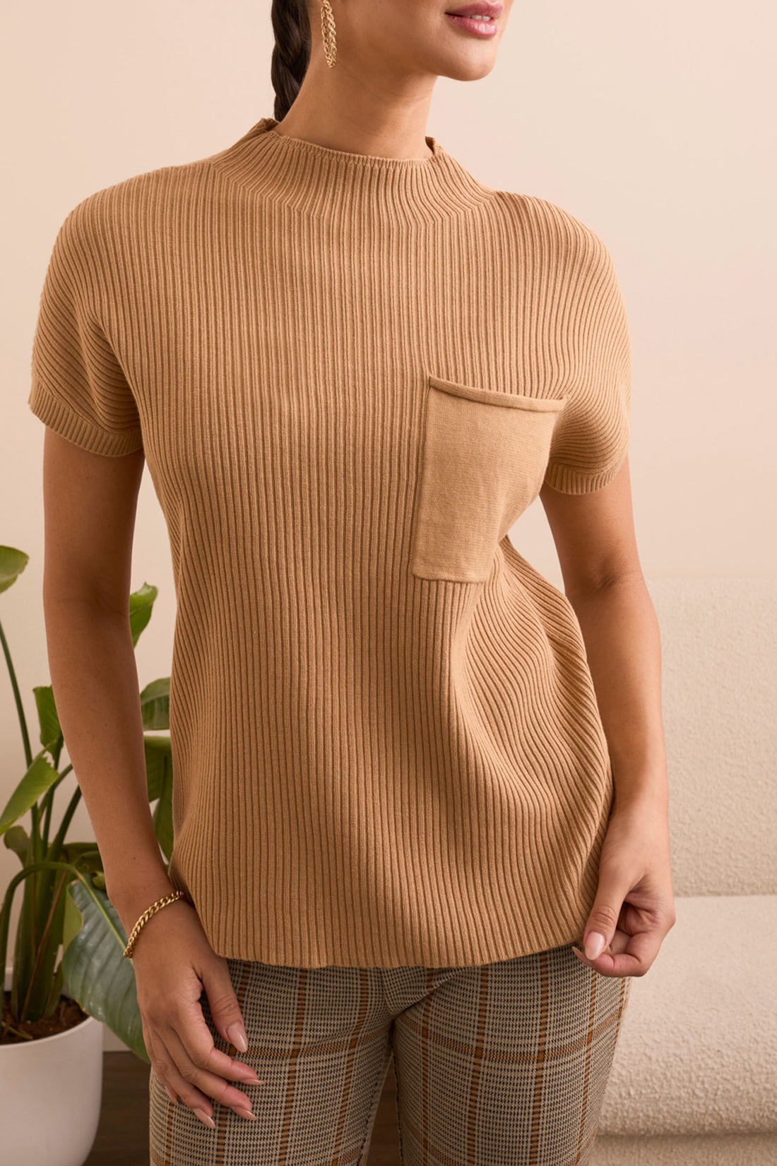 SS Dolman Sweater w/ Pocket