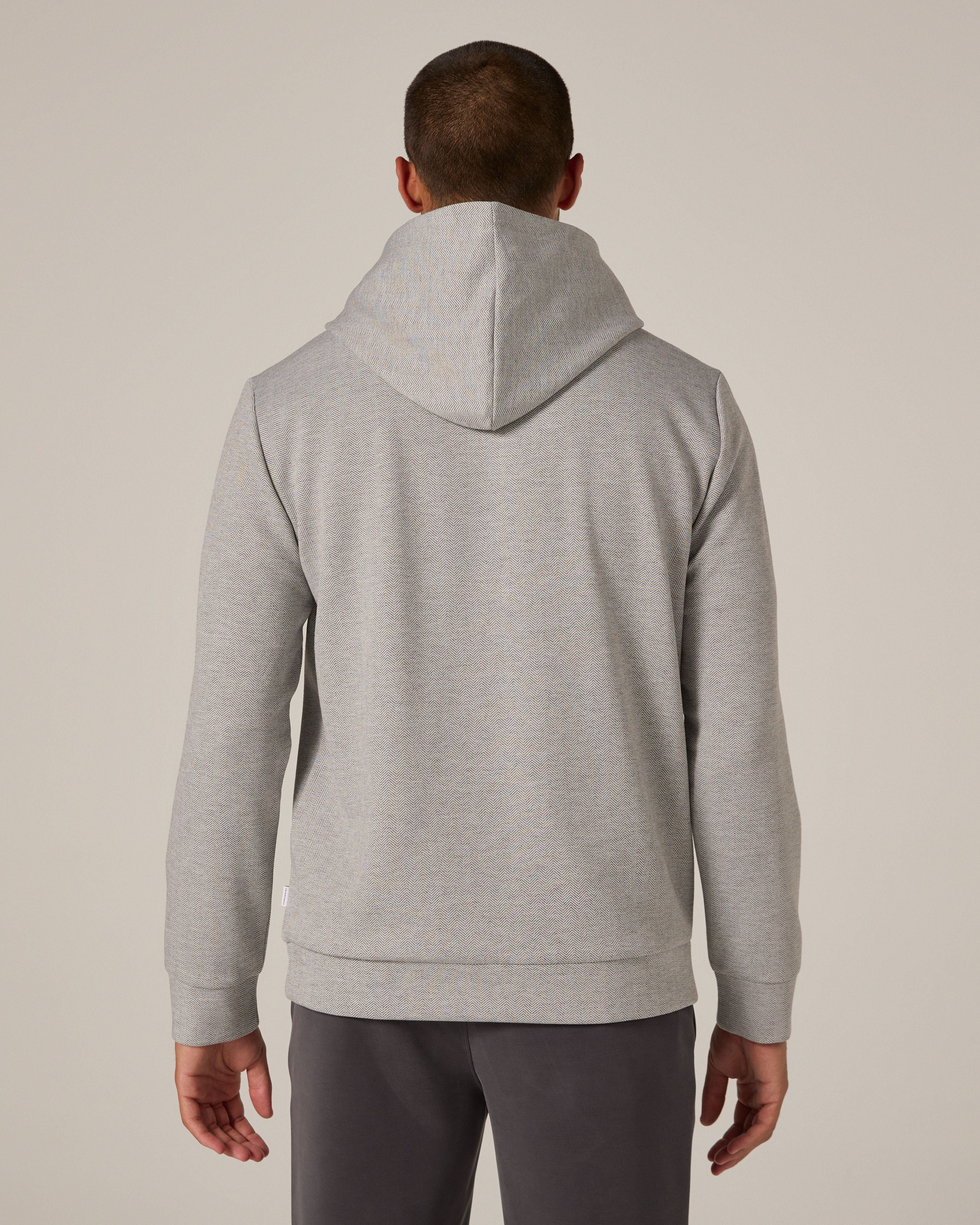 Roarke Herringbone Hoodie