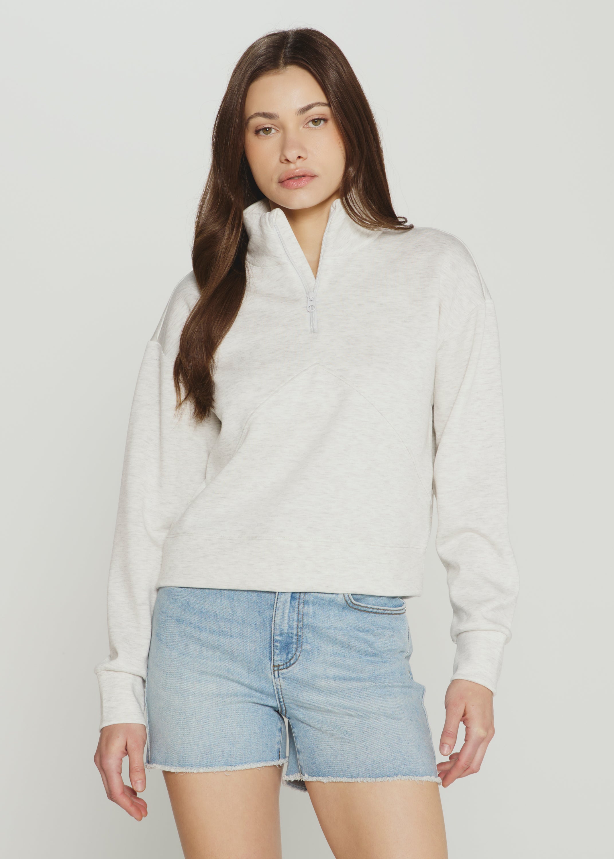 Rev Crop Quarter Zip