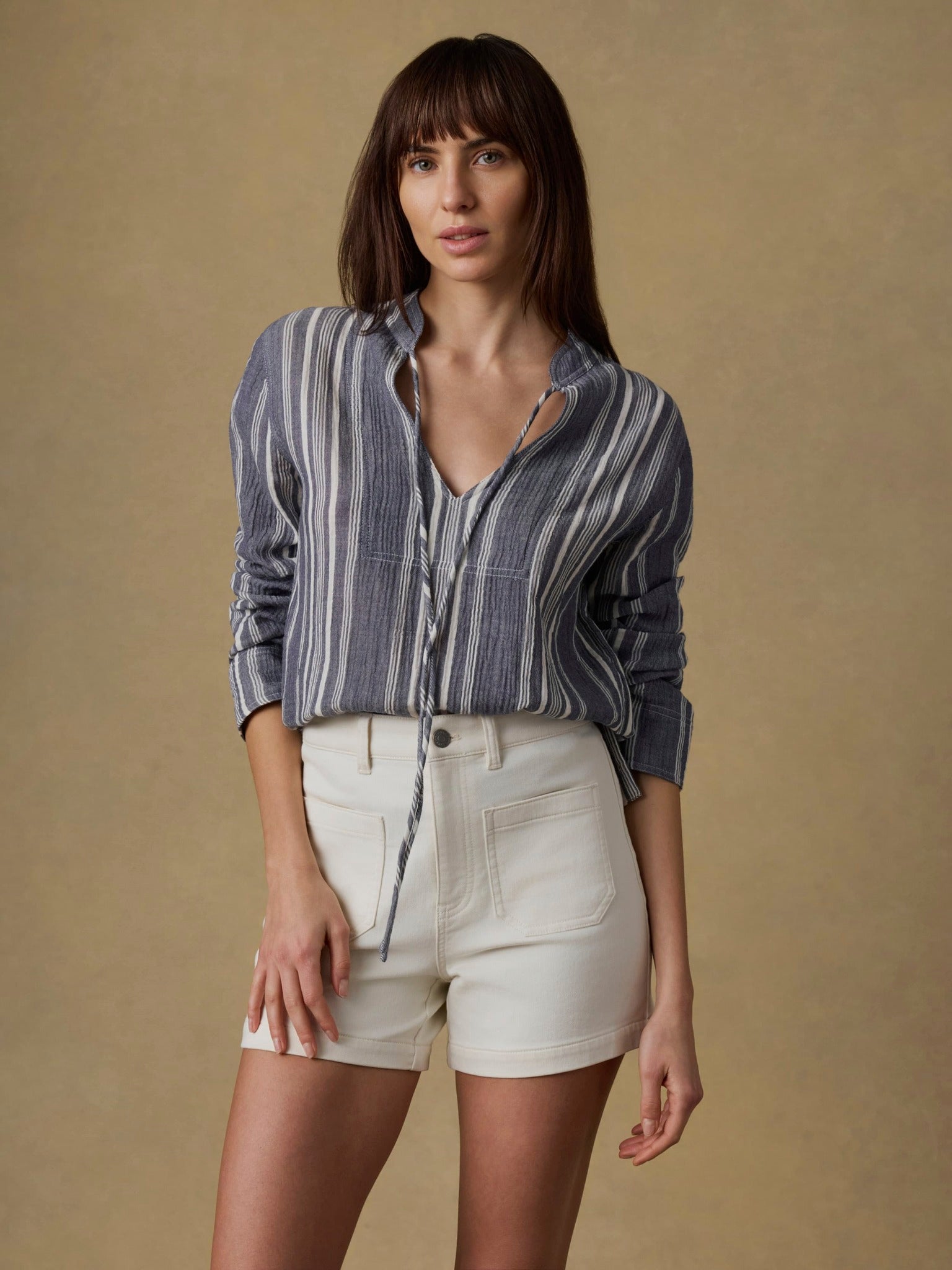 Dune Cotton Gauze Harbor Top
