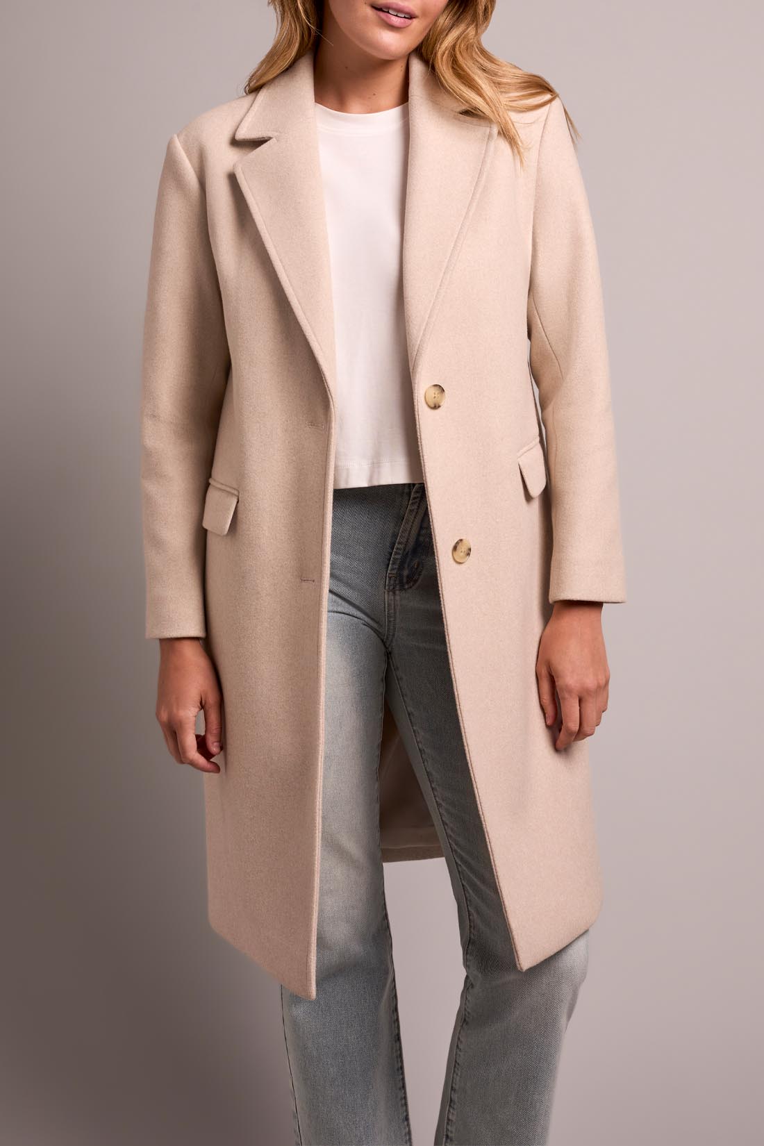 Trench Coat w/ Fooler Hoodie