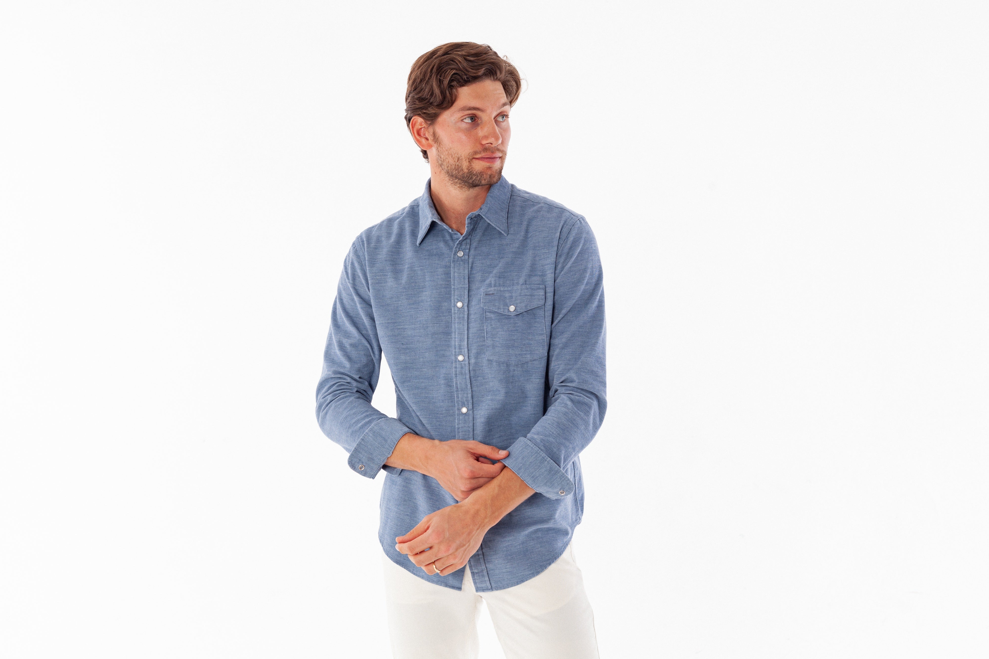 Corduroy Pearl Snap