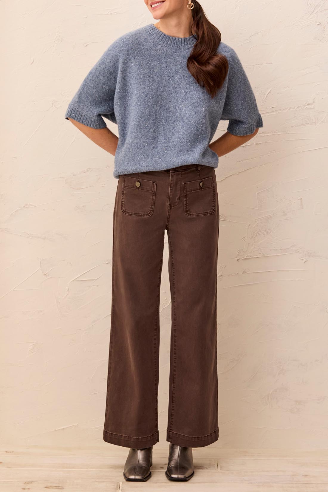 Sophia Curvy Super Straight Ankle Denim