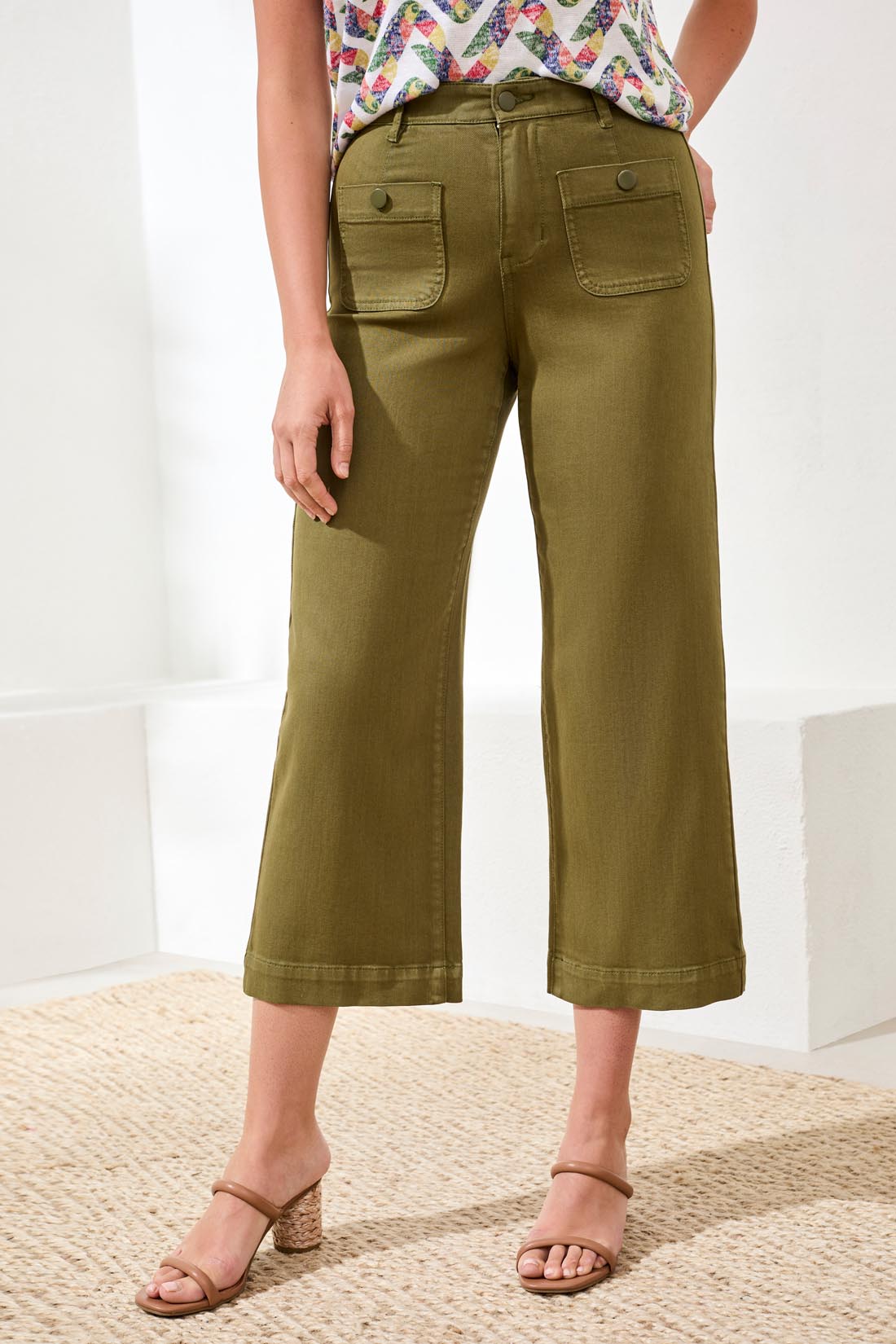 Sophia Hugging Crop Palazzo